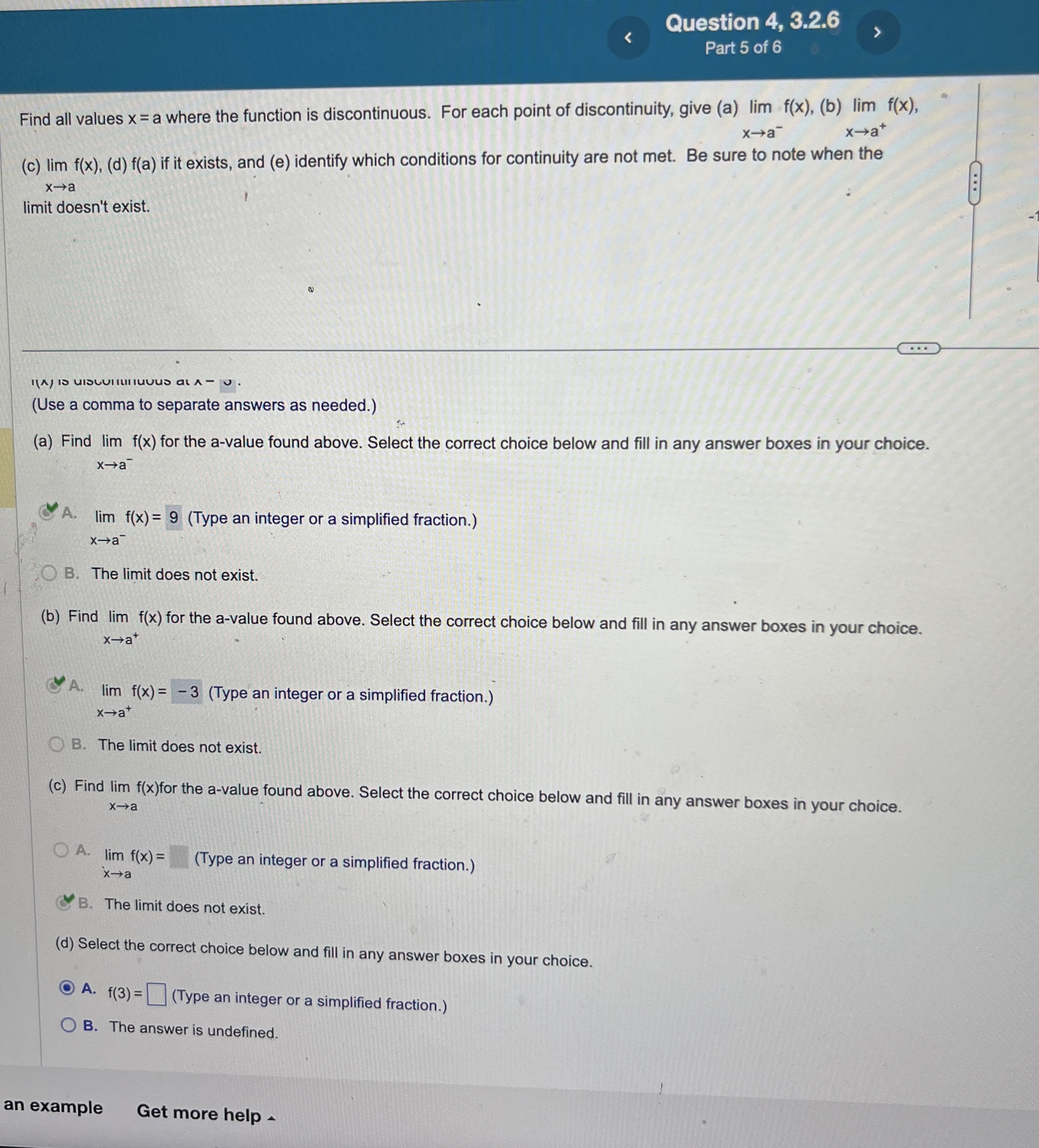 Question 4 , 3 . 2 . 6 Part 5 of 6 Find all