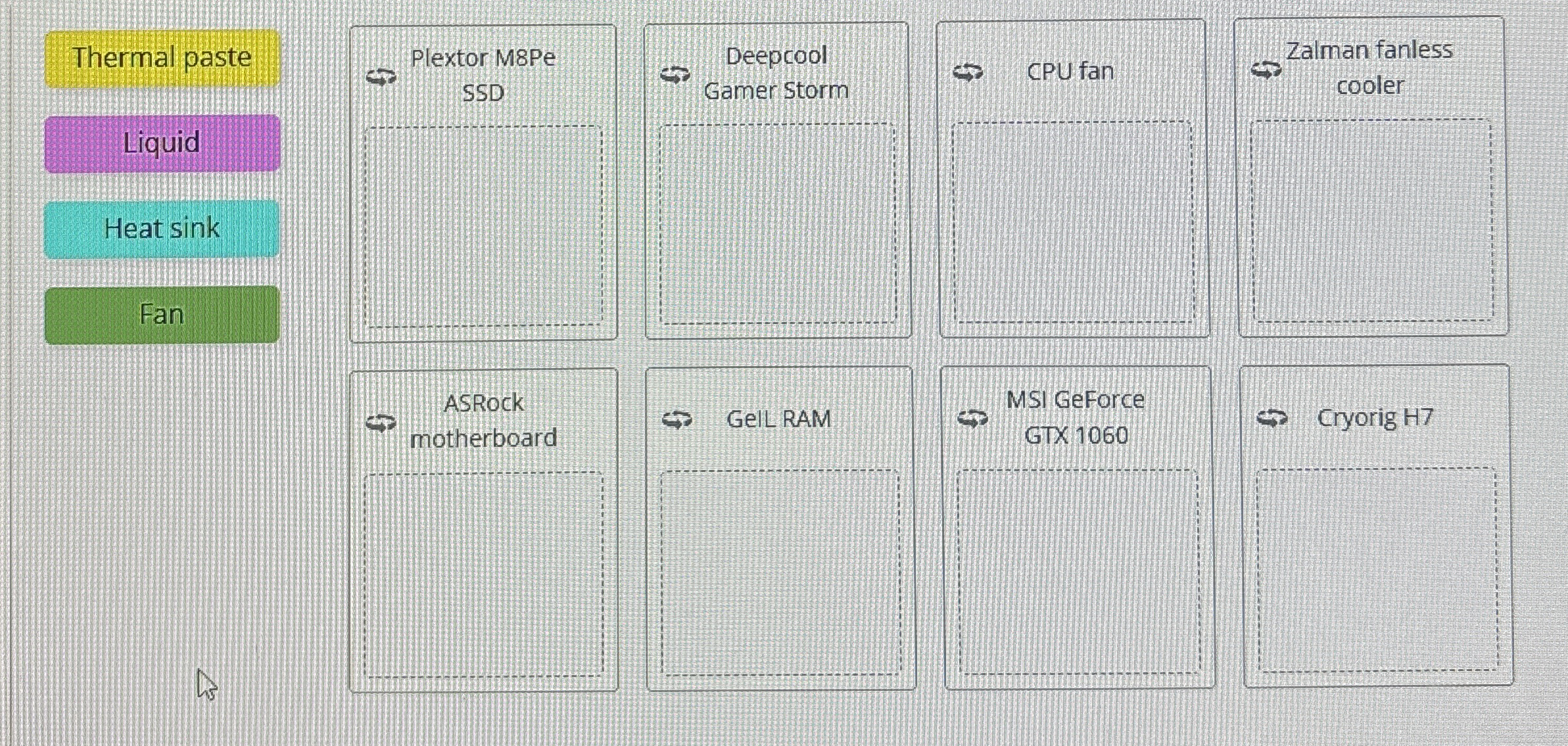 Zalman fanless ASRock GEIL RAM MSI GeForce GTX 1