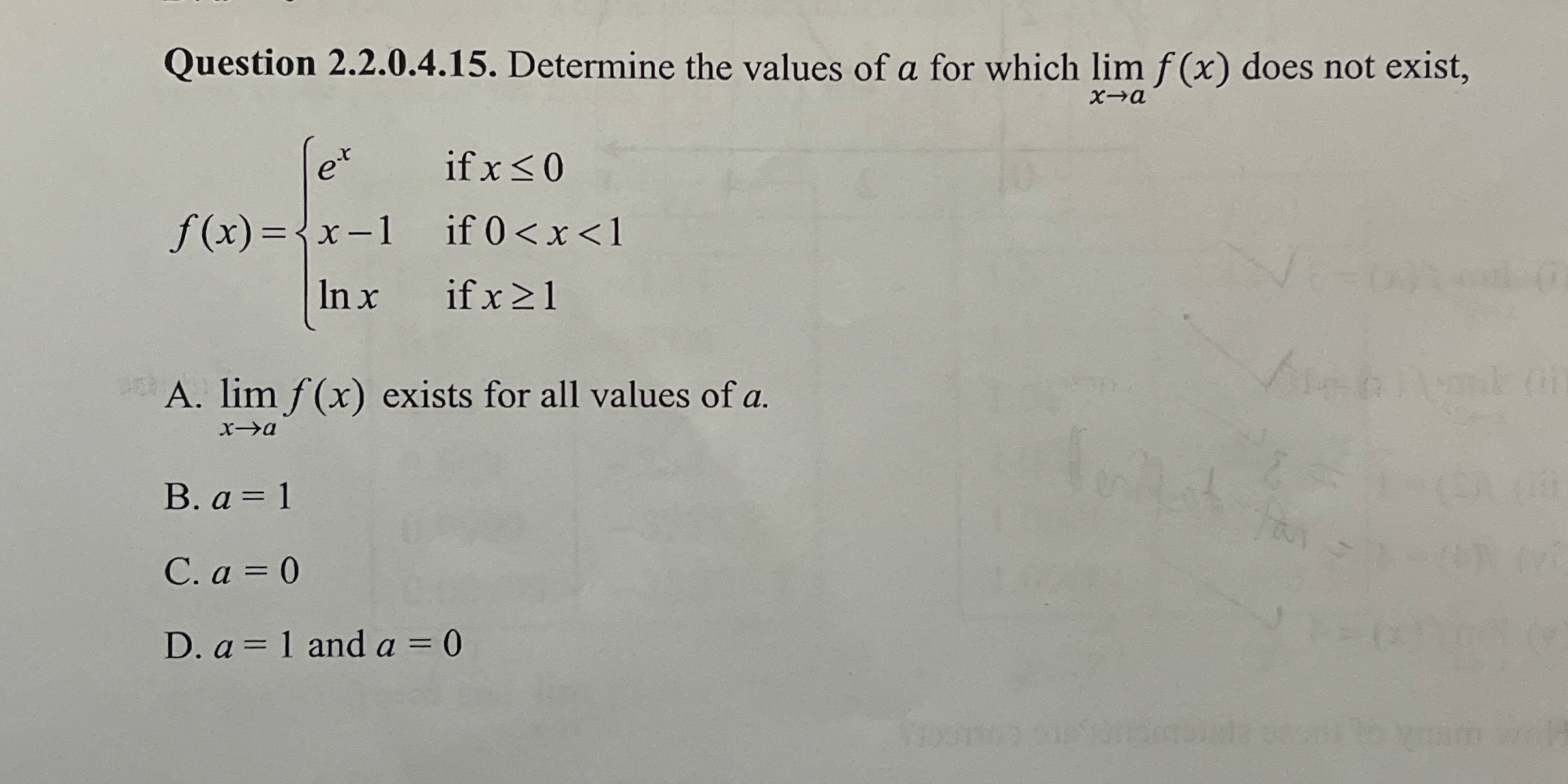 Question 2 . 2 . 0 . 4 . 1 5 . Determine the