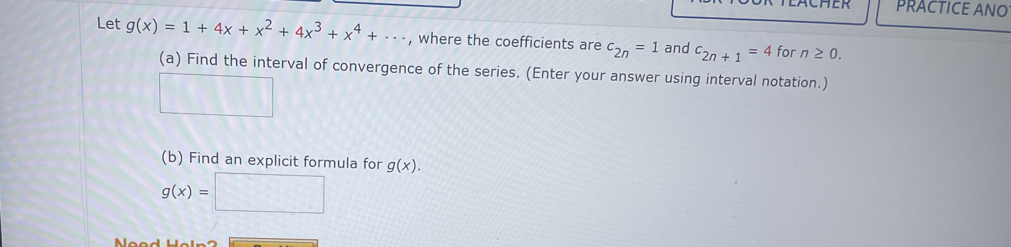 Let g ( x ) = 1 + 4 x + x 2 + 4 x 3 + x 4 +