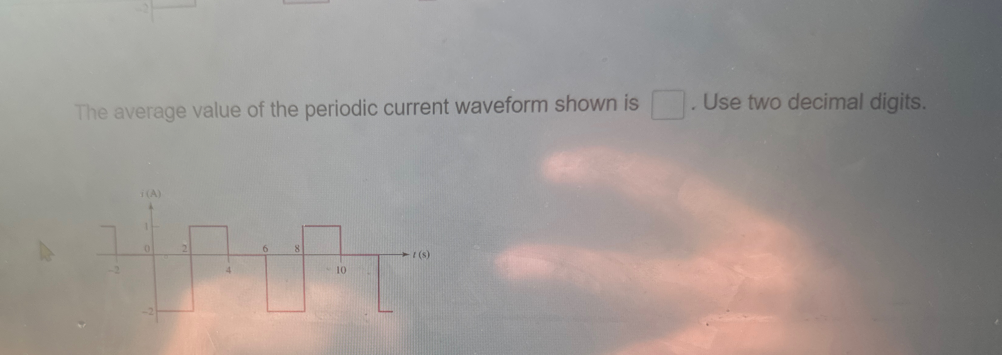 The average value of the periodic current