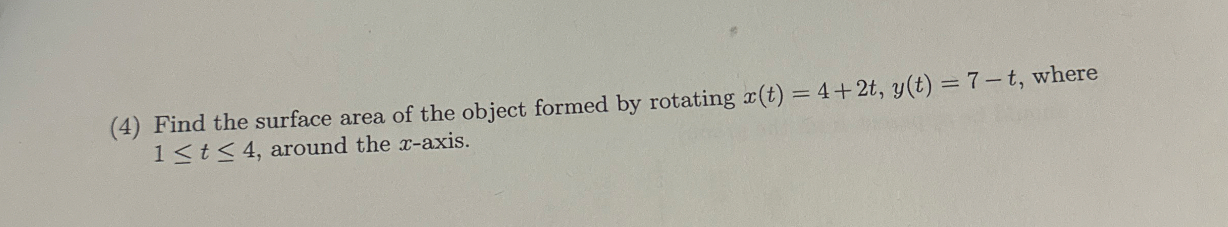 ( 4 ) Find the surface area of the object formed
