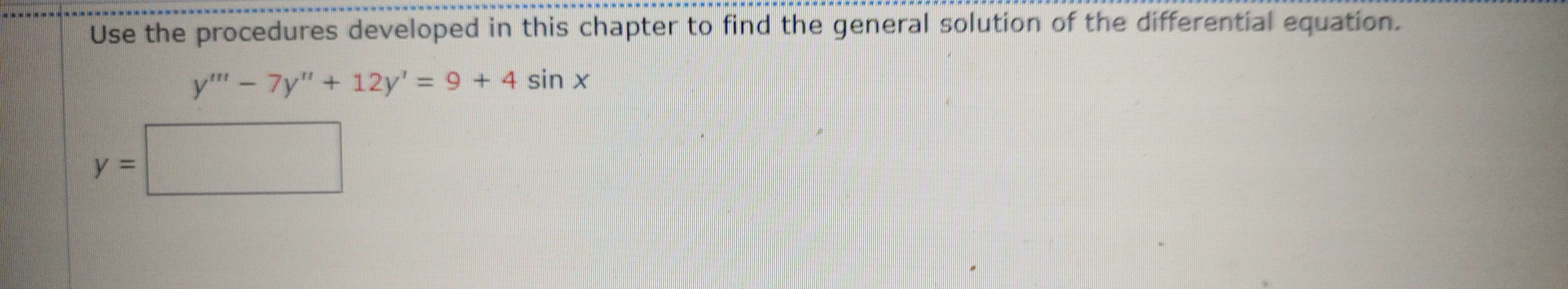 Use the procedures developed in this chapter to