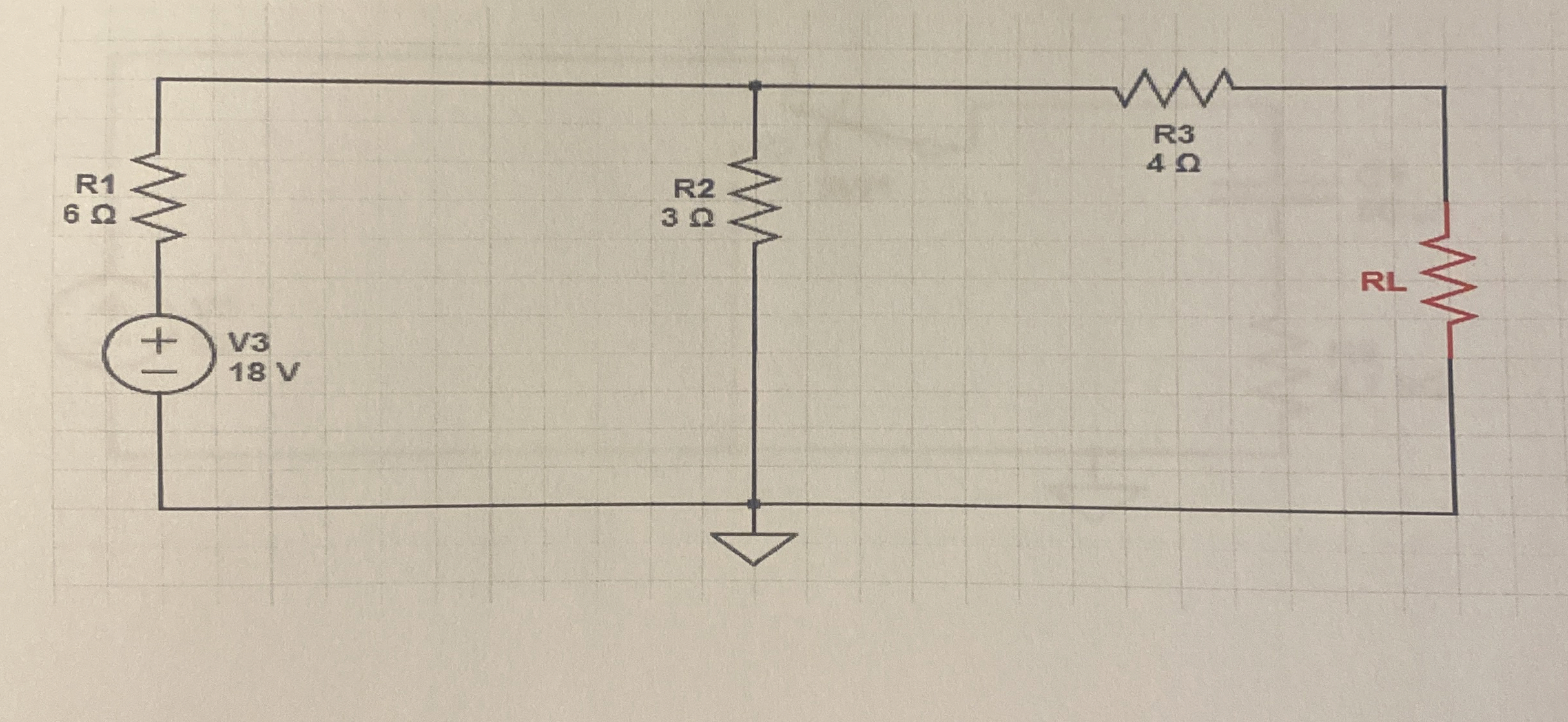 Find the value of RL for maximum power transfer