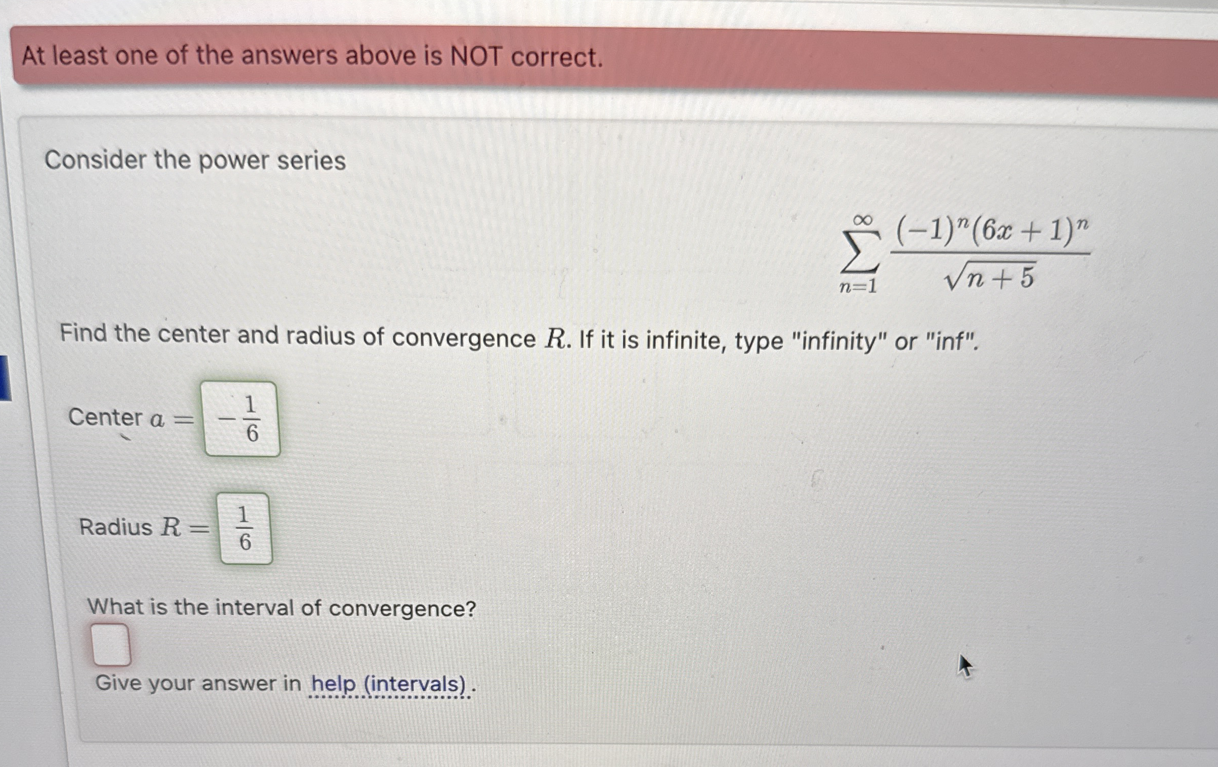 At least one of the answers above is NOT correct.