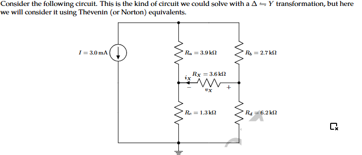 Consider the following circuit. This is the kind