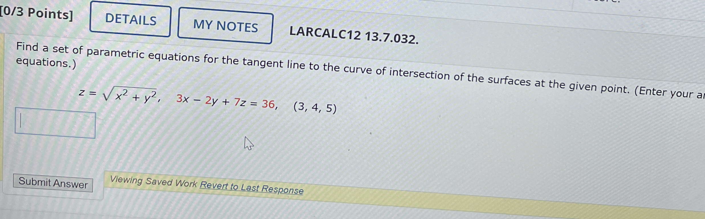 [ 0 / 3 Points ] LARCALC 1 2 1 3 . 7 . 0 3 2 .