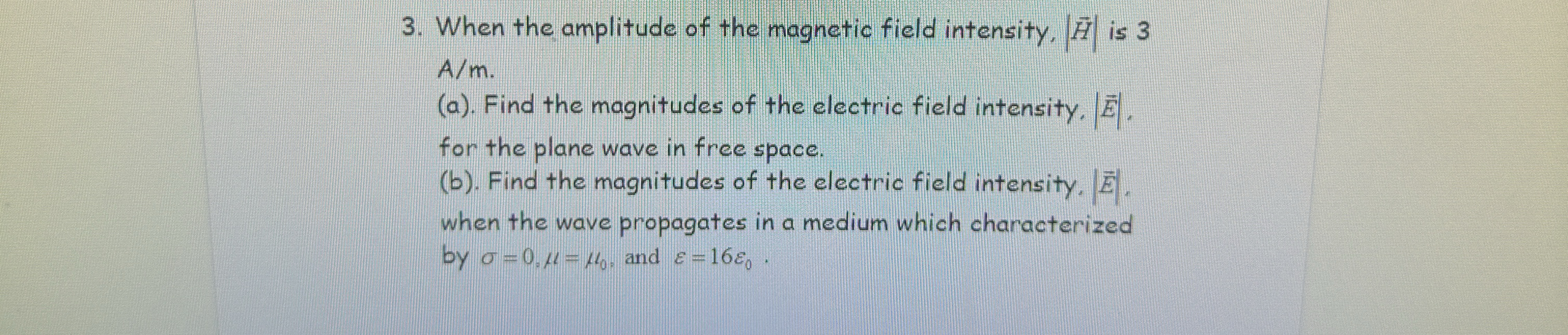 When the amplitude of the magnetic field