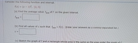 Consider the following function and interval. f (
