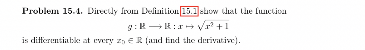 Problem 1 5 . 4 . Directly from Definition 1 5 .