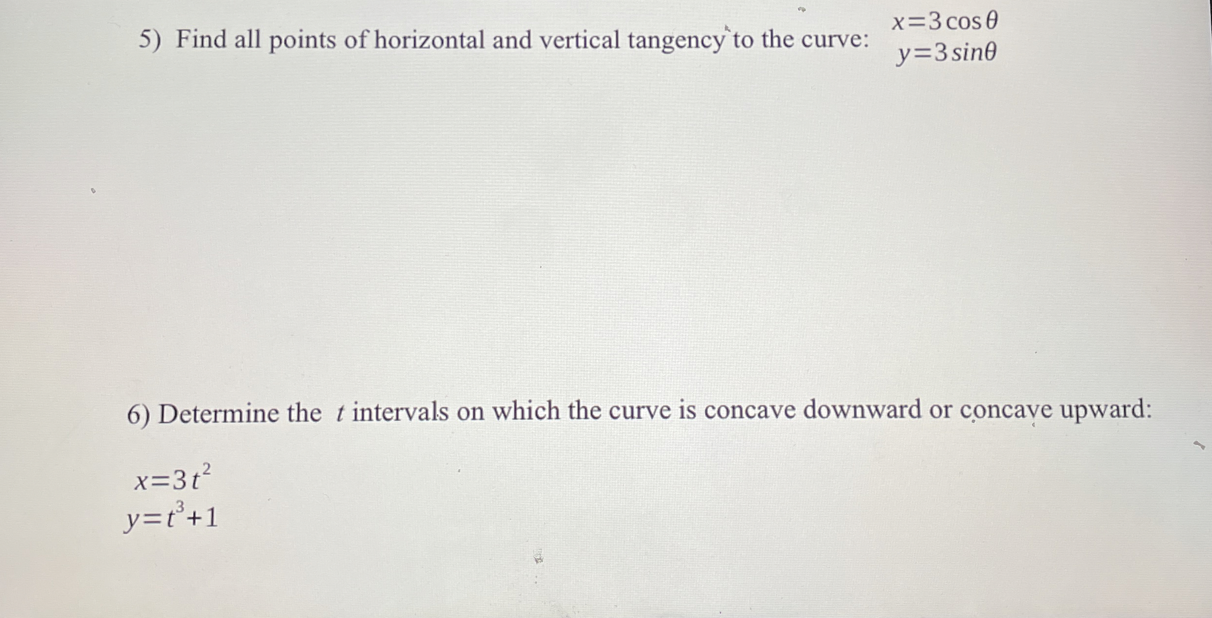 Find all points of horizontal and vertical