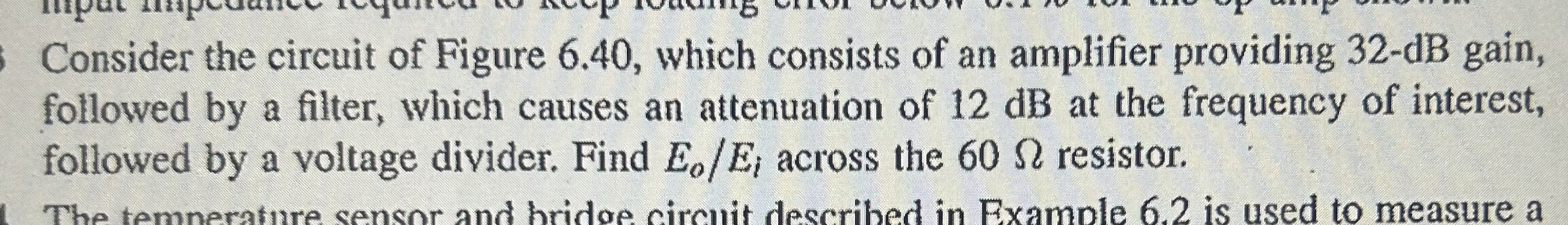 Consider the circuit of Figure 6 . 4 0 , which