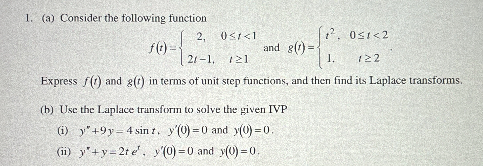 ( a ) Consider the following function Express f (