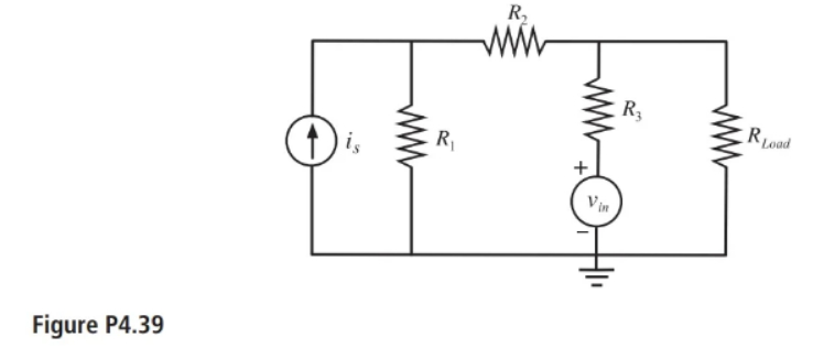 For the schematic shown in Figure P 4 . 3 9 use