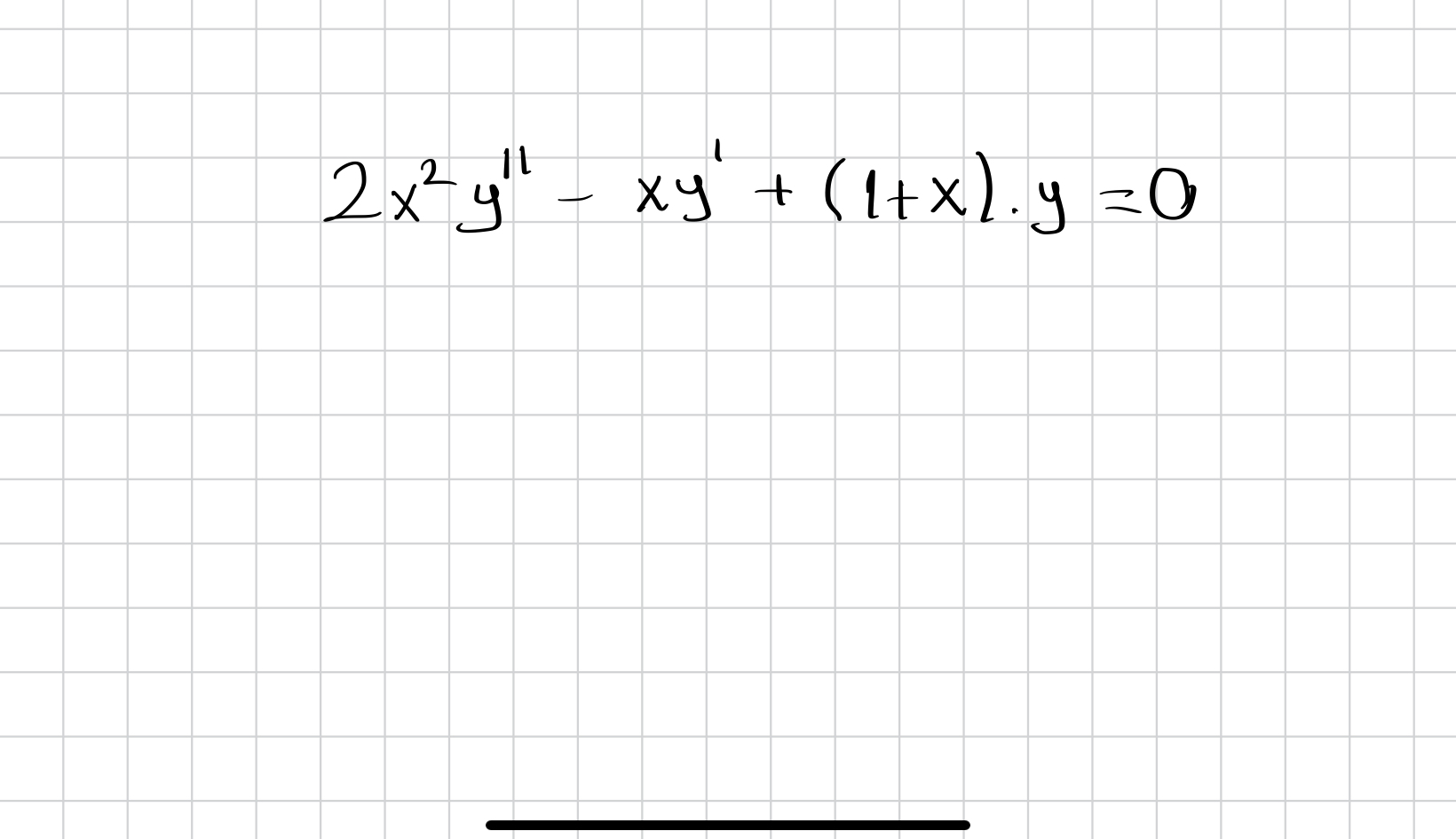 2 x 2 y ' ' - x y ' + ( 1 + x ) * y = 0