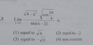 ( ) x 2 is ( 1 ) equal to 2 ( 2 ) equal to - 2 (