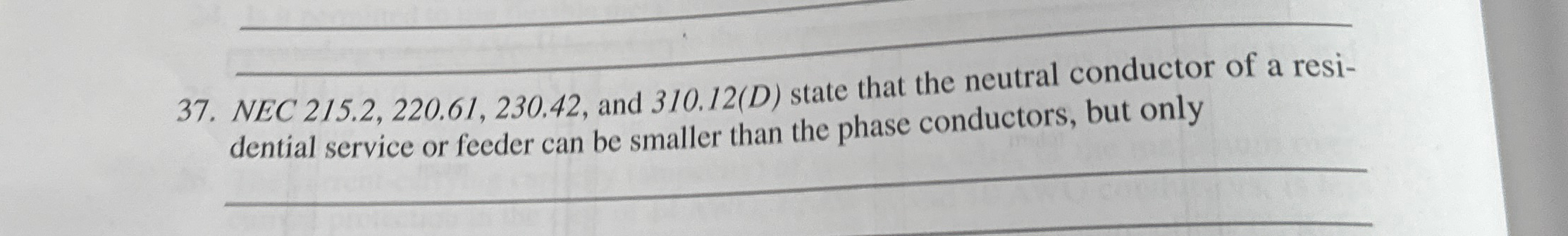 NEC 2 1 5 . 2 , 2 2 0 . 6 1 , 2 3 0 . 4 2 , and 3