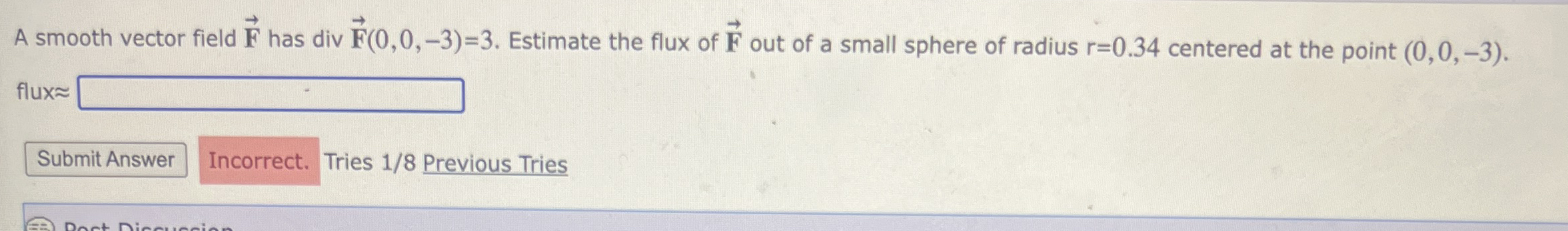 A smooth vector field vec ( F ) has div vec ( F )