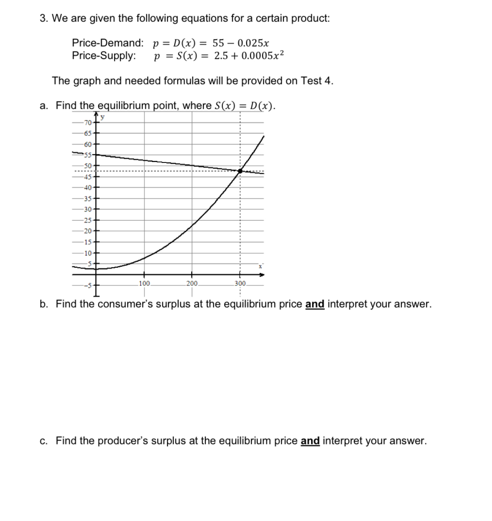 We are given the following equations for a