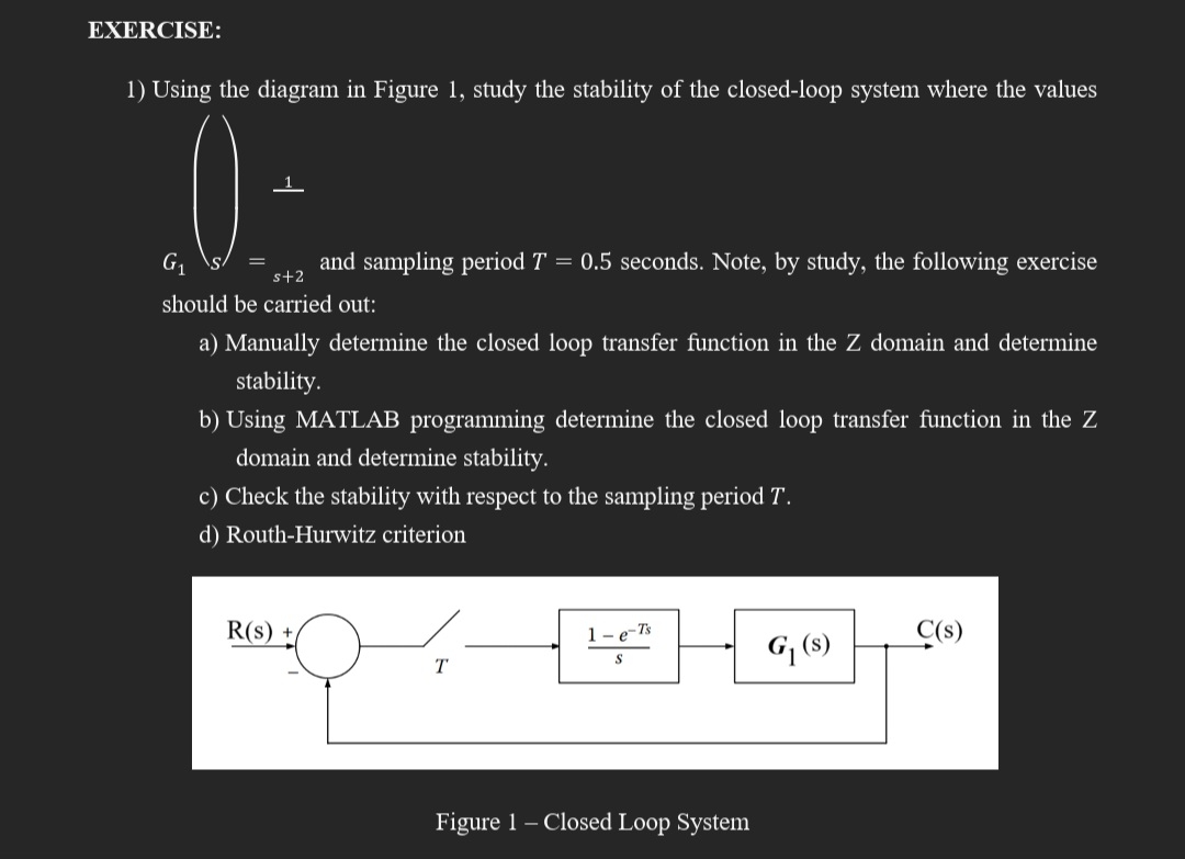 EXERCISE: Using the diagram in Figure 1 , study