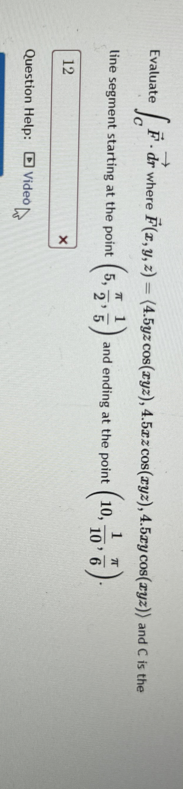 Evaluate C vec ( F ) * v e c ( d r ) where vec (