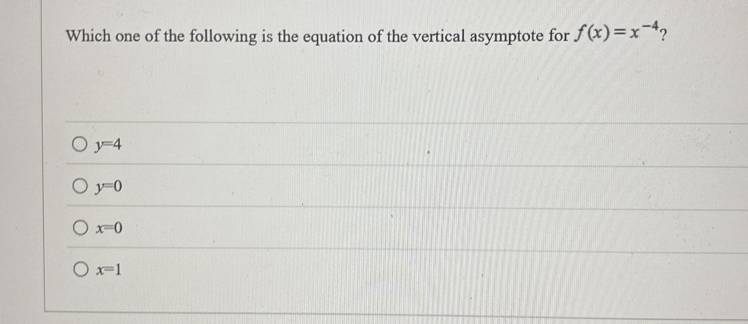 Which one of the following is the equation of the
