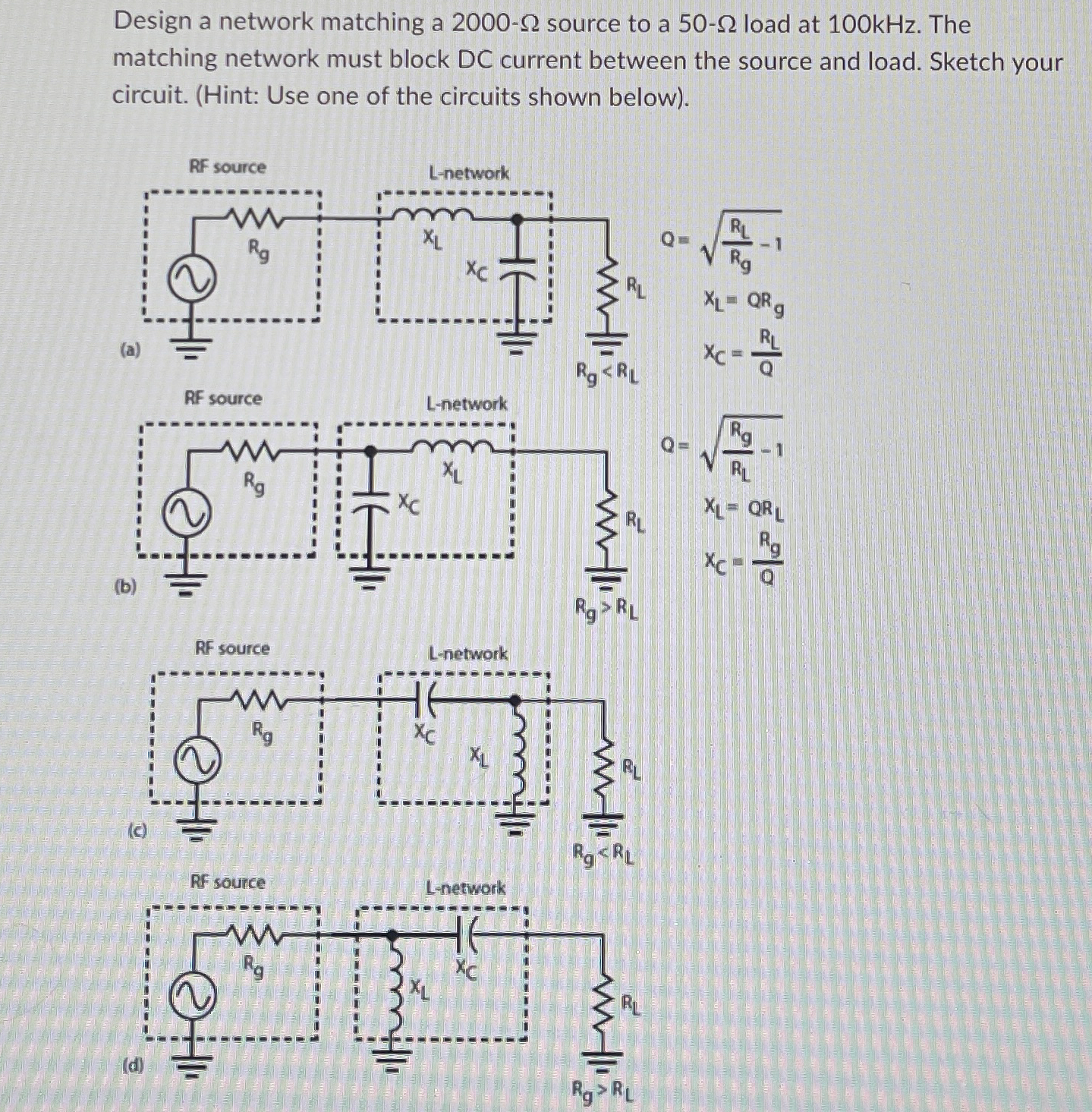 Design a network matching a 2 0 0 0 - source to a
