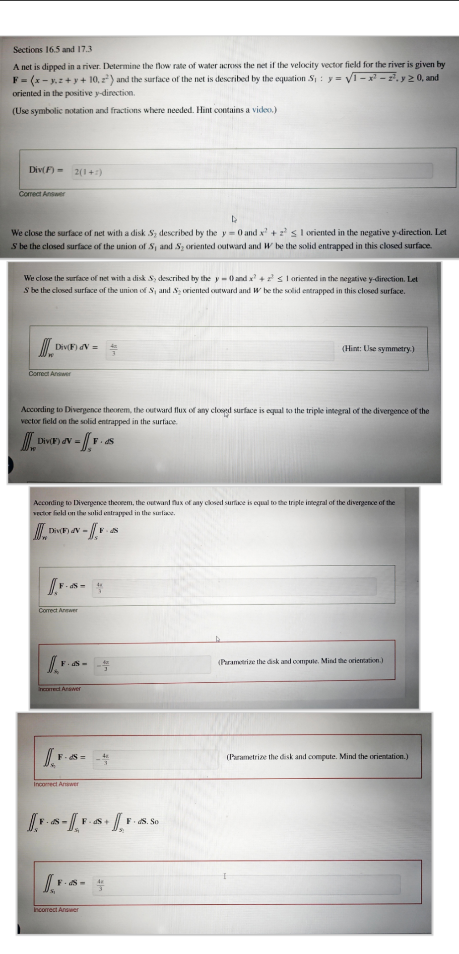 Sections 1 6 . 5 and 1 7 . 3 A net is dipped in a