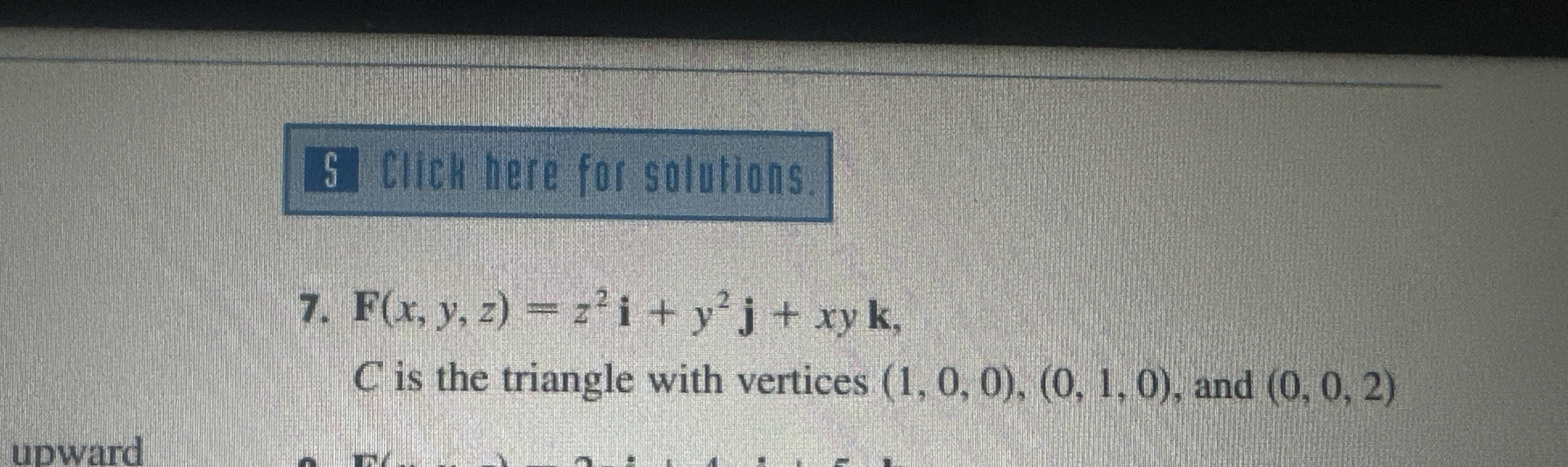 F ( x , y , z ) = z 2 i + y 2 j + x y k , C is
