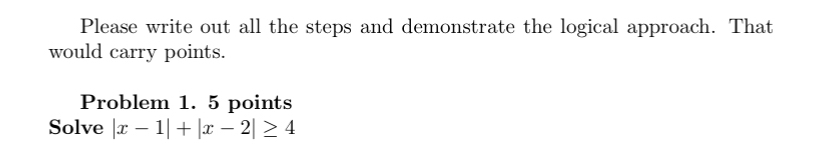 Please write out all the steps and demonstrate