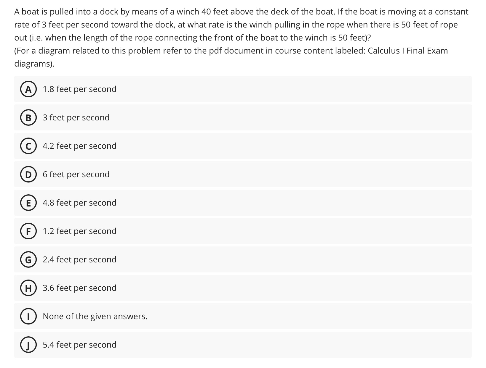A boat is pulled into a dock by means of a winch