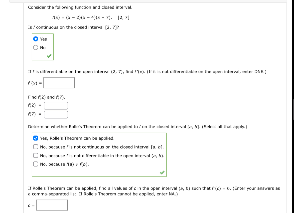 Consider the following function and closed