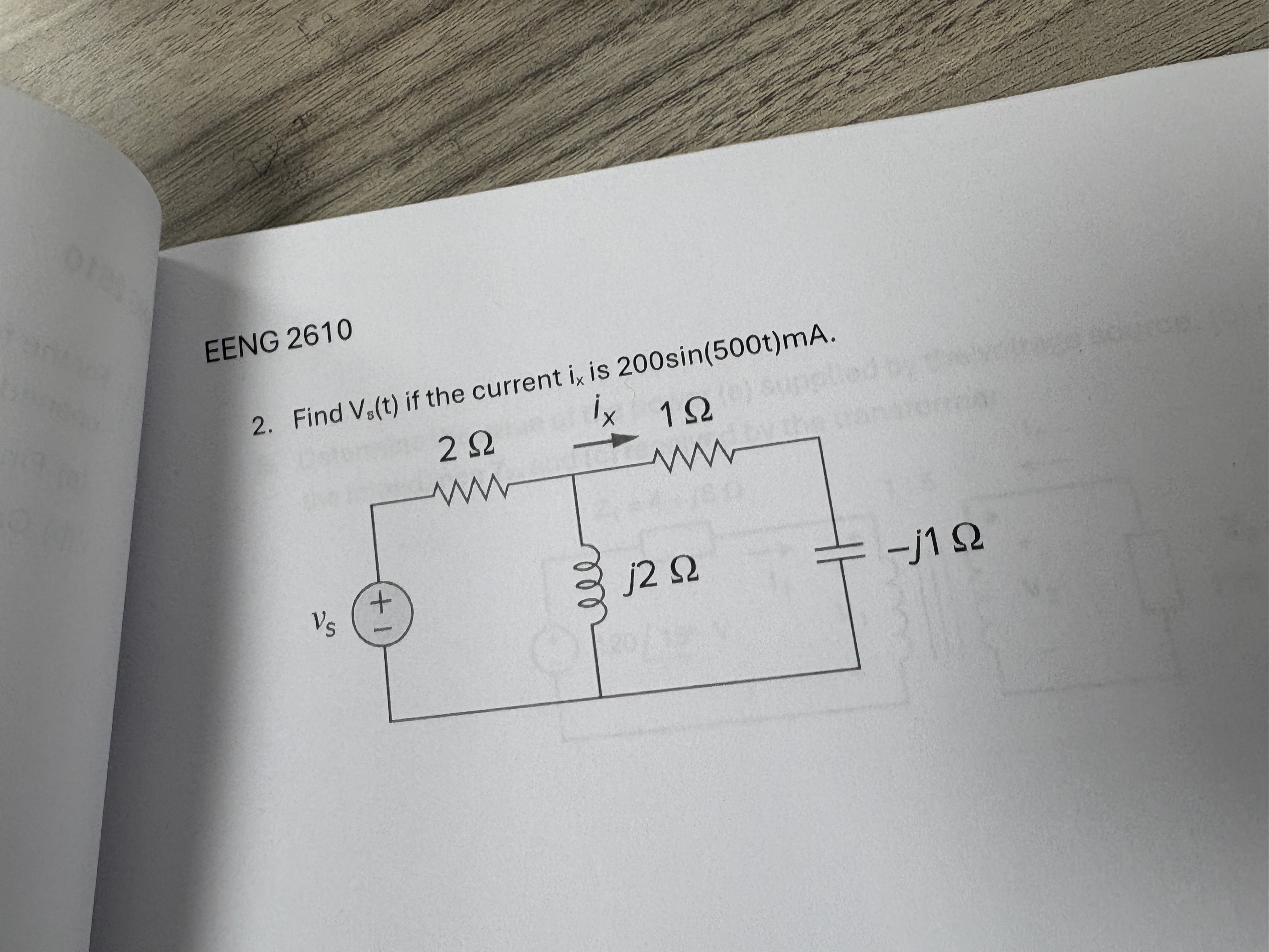 EENG 2 6 1 0 2 . Find vt