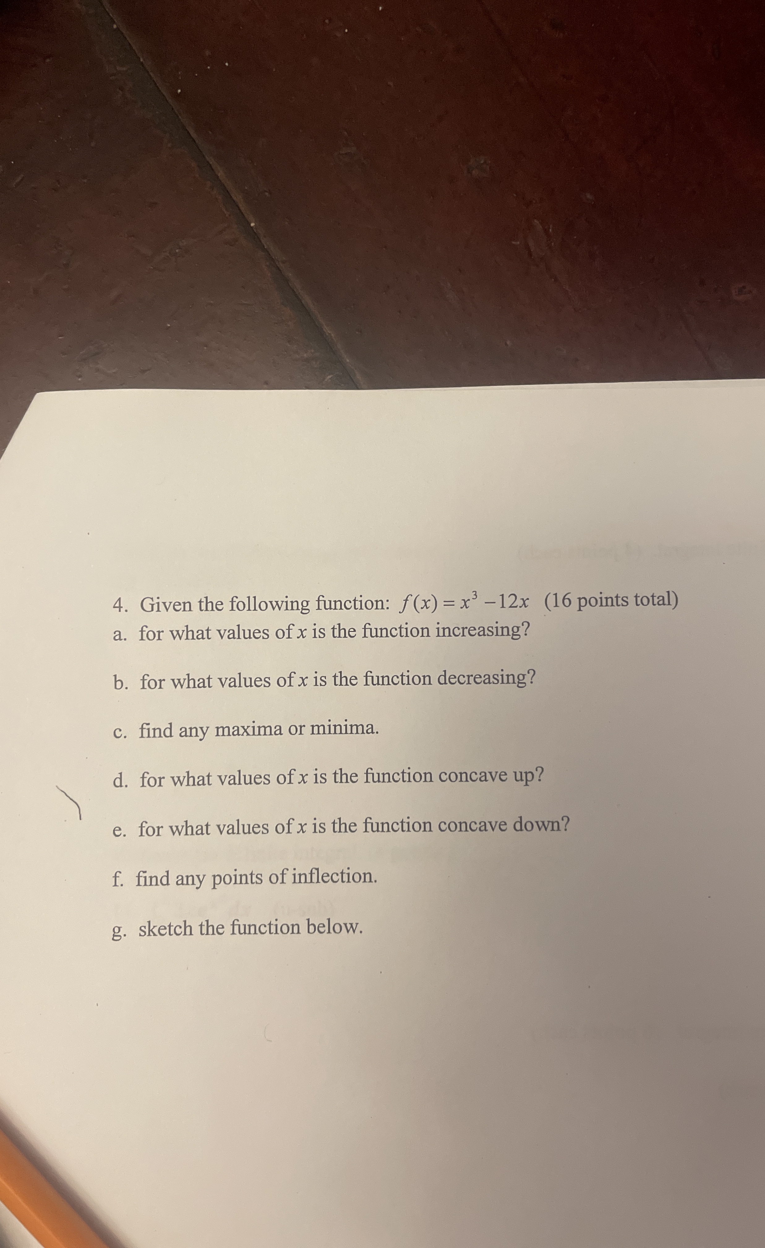 Given the following function: f ( x ) = x 3 - 1 2