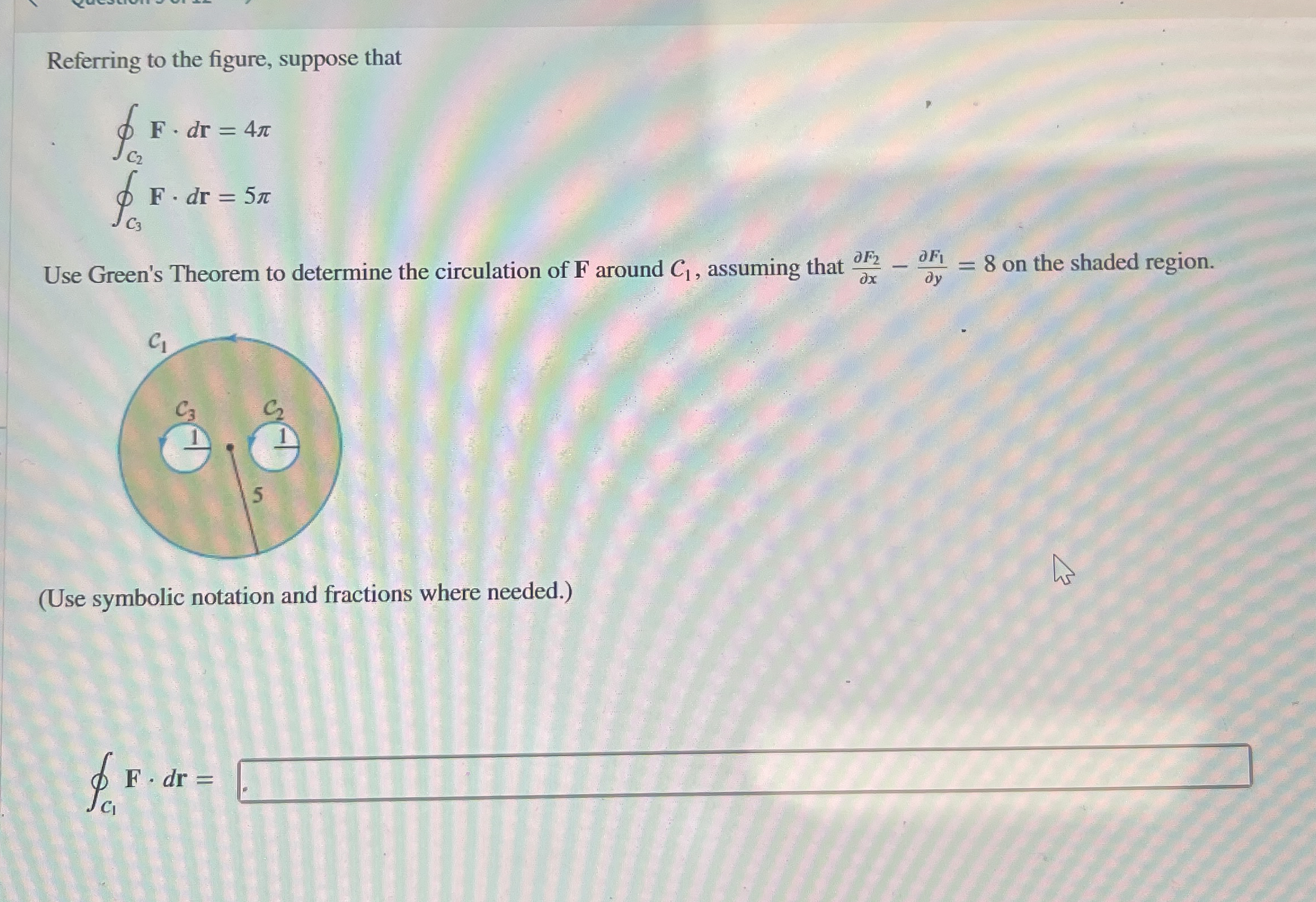 Referring to the figure, suppose that o C 2 F * d