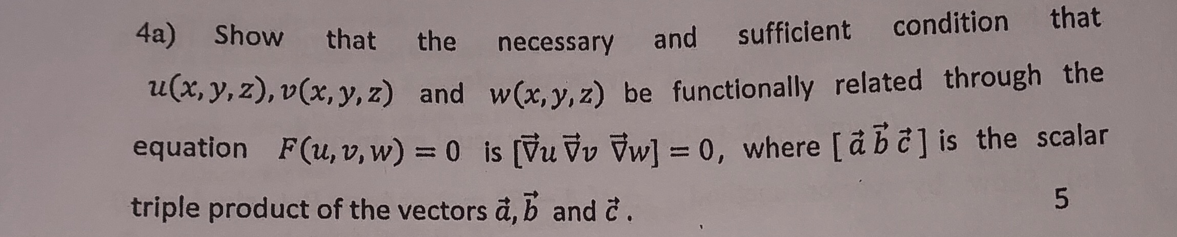 4 au ( x , y , z ) , v ( x , y , z ) and w ( x ,