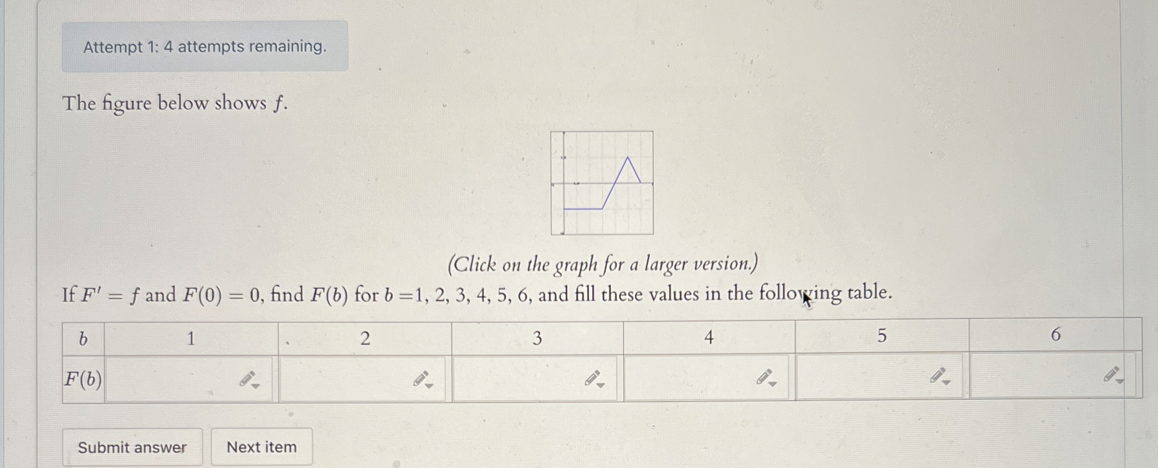Attempt 1 : 4 attempts remaining. The figure
