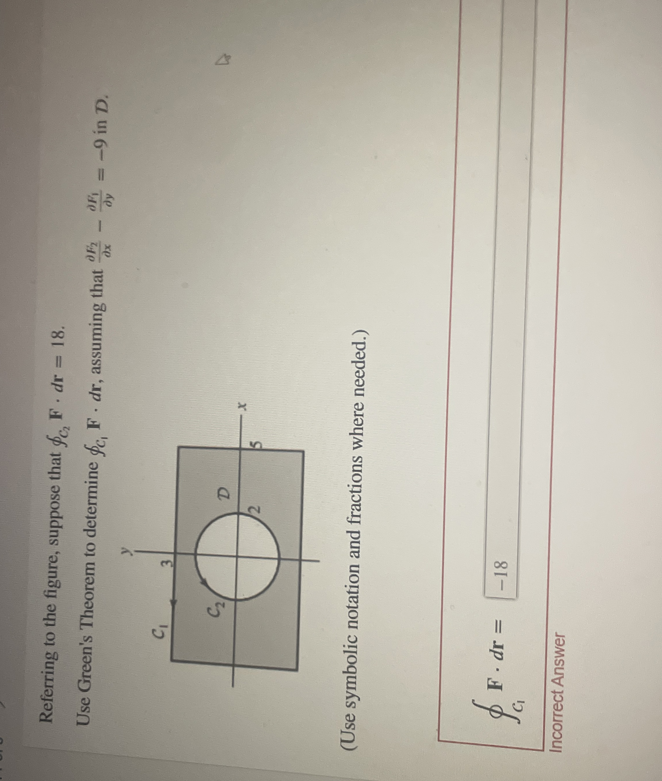 Referring to the figure, suppose that o C 2 F * d