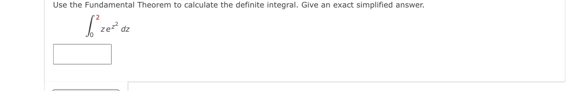 Use the Fundamental Theorem to calculate the