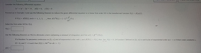 Consher the following dillerertial equation 2 y '