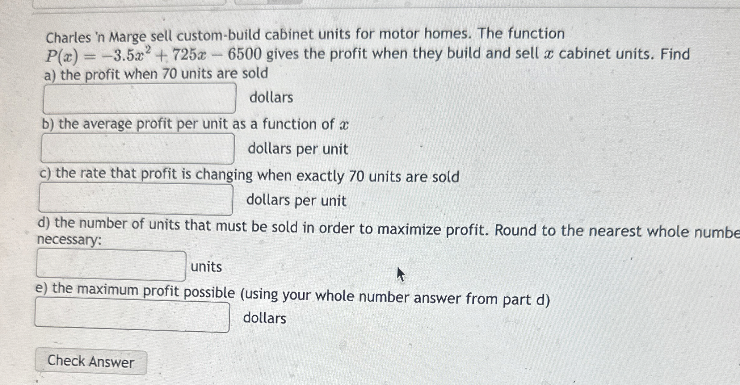 Charles ' n Marge sell custom - build cabinet