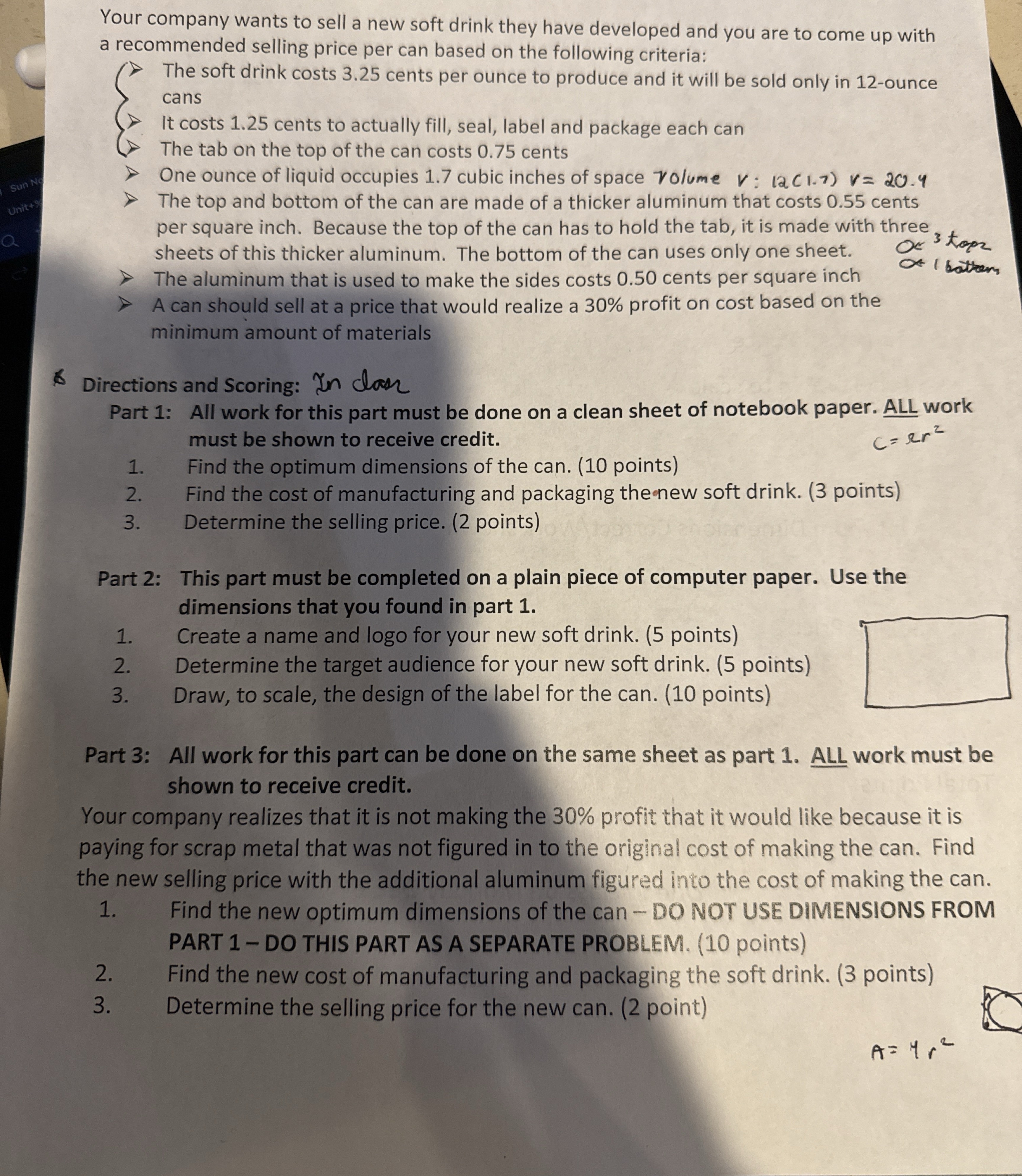 I need help finding part 3