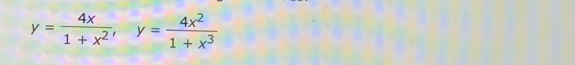 y = 4 x 1 + x 2 , y = 4 x 2 1 + x 3 , find its