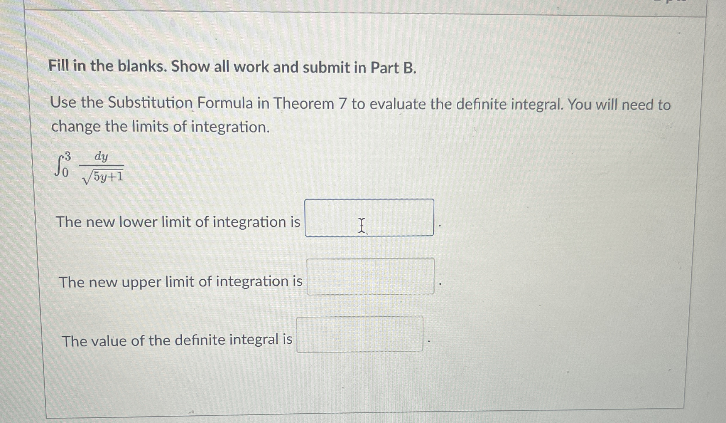 What does this mean How to solve Fill in the