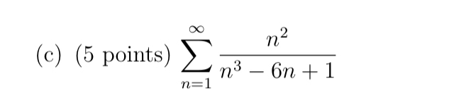 Does this converge or diverge using any test you