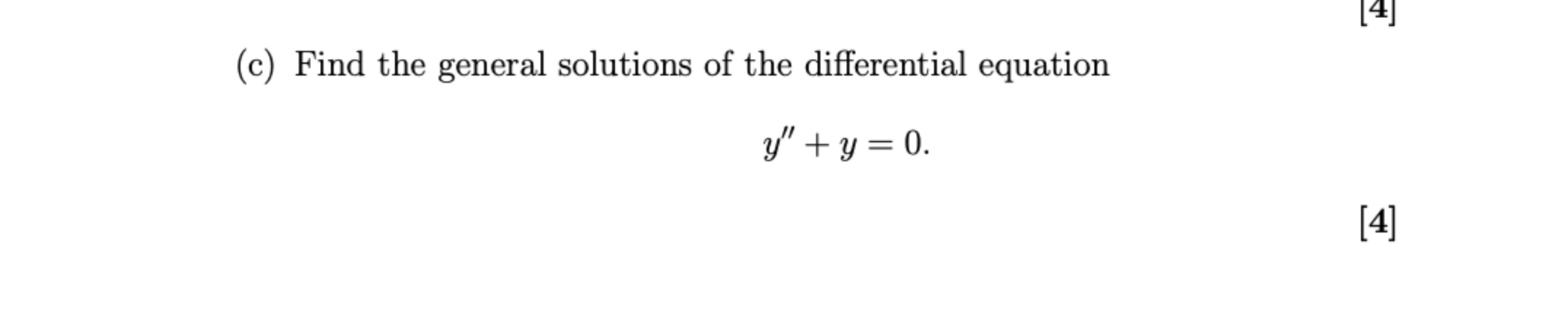 ( c ) Find the general solutions of the