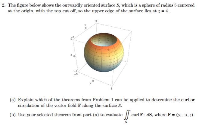 2 . The figure below shows the outwardly oriented