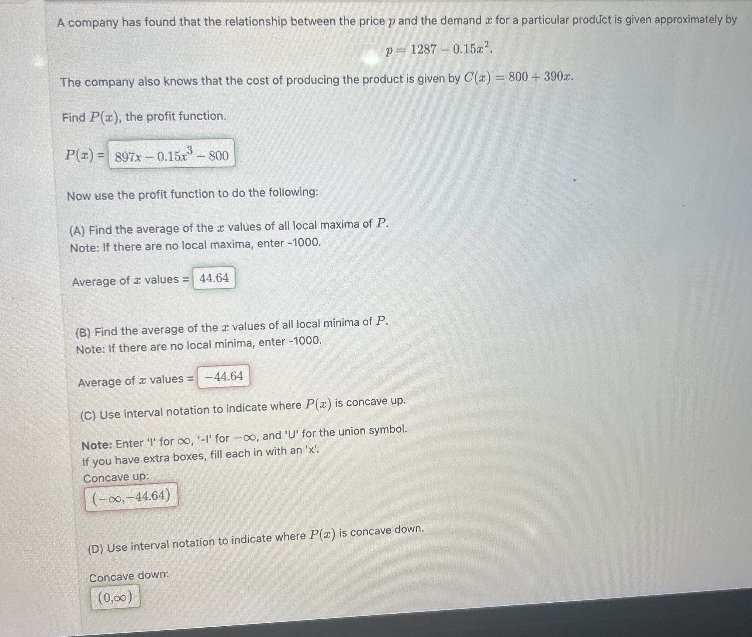 A company has found that the relationship between