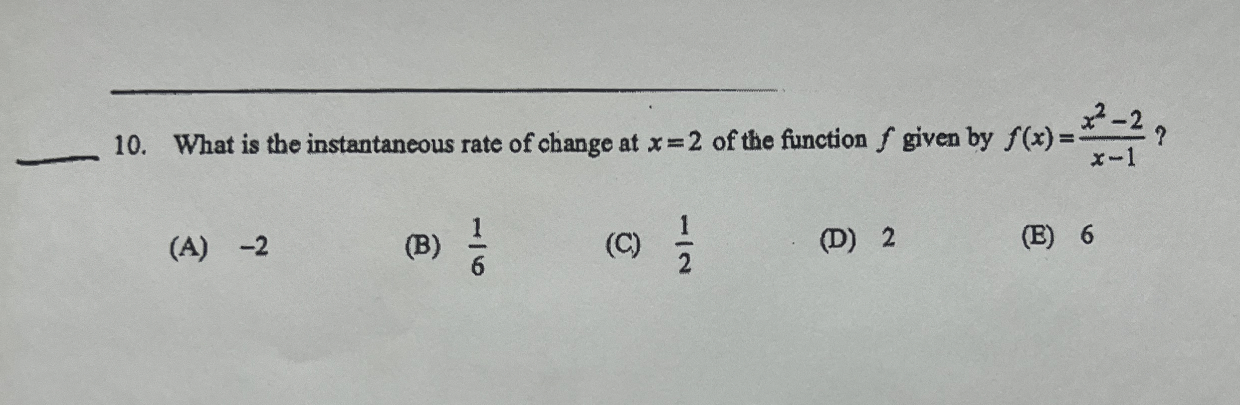 q , 1 0 . What is the instantaneous rate of