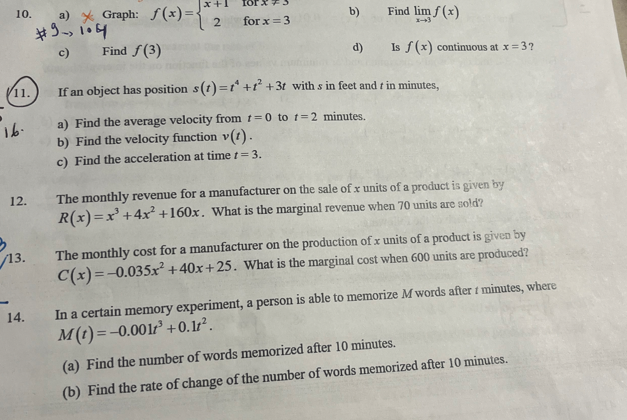 a ) * * Graph: f ( x ) = { x + 1 o r x 3 2 f o r